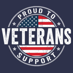 Heavy Cotton 100% Cotton Long Sleeve Veterans Tee Design