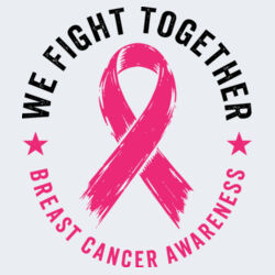 DryBlend® 50 Cotton/50 Breast Cancer Poly Tee Design