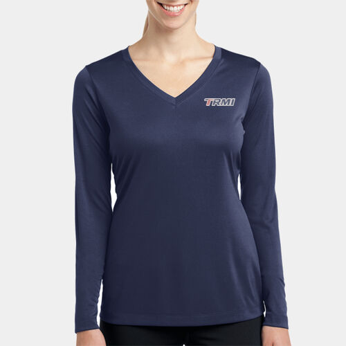 Women's Long Sleeve PosiCharge® Competitor™ V-Neck Tee Thumbnail