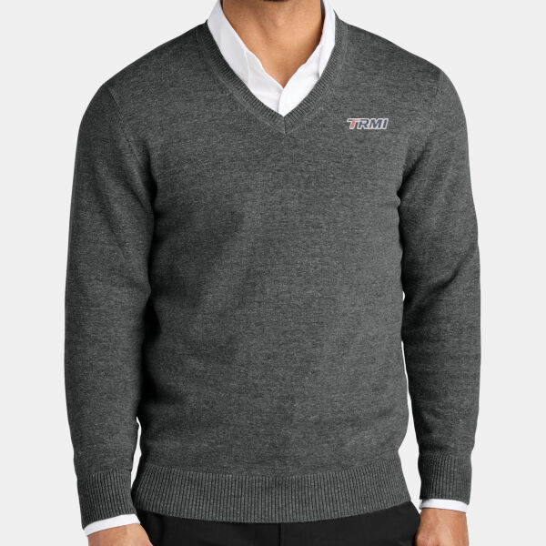 Men’s Easy Care V-Neck Sweater Thumbnail