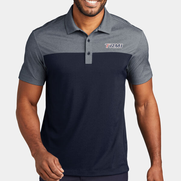 Men's Fine Pique Blend Blocked Polo Thumbnail