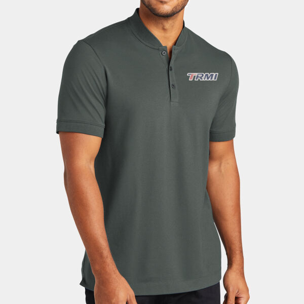 Mercer+Mettle® Stretch Pique Henley Thumbnail