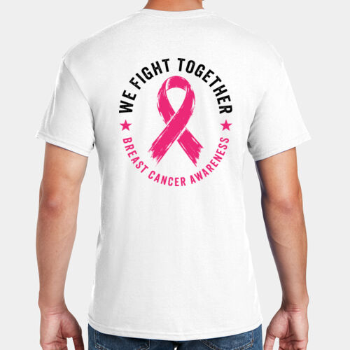 DryBlend® 50 Cotton/50 Breast Cancer Poly Tee Thumbnail