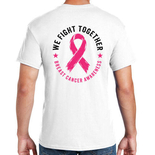 DryBlend® 50 Cotton/50 Breast Cancer Poly Tee Thumbnail