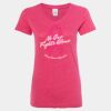 Women’s Glitter V-Neck T-Shirt Thumbnail